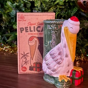 Beachbum Berry Sippin Santa Jingle Vogel Pelikan Tiki Becher Weihnachten Neu im Karton - Bild 1 von 5