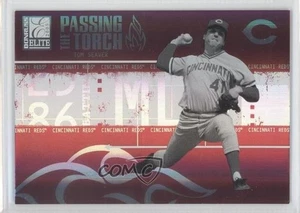 2005 Donruss Elite Passing the Torch Red /250 Tom Seaver Mark Prior #PT-39 HOF - Foto 1 di 3