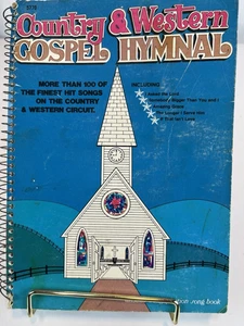Country And Western Gospel Hymnal Spiral Bound 1972 Singspiration Fred Bock - Picture 1 of 8