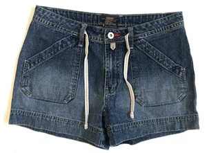 Route 66 Größe 5/6 (30 x 3) Denim Baumwolle Cargo Shorts Kordelzug Damen Junior - Bild 1 von 5
