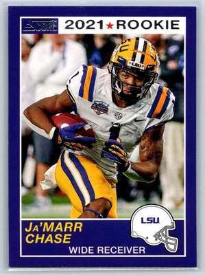 2021 Panini Chronicles Draft Picks Score Ja'Marr Chase Rookie Bengals RC #62 - Image 1 of 2