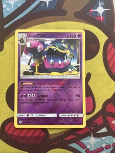 Pokemon Alolan Muk 58/149 - SM Sonne und Mond Base - Reverse Holo Rare - Played - Bild 1 von 2