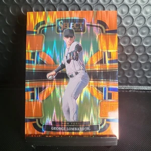 🔥 2024 Panini Select Concourse Orange Flash #92 George Lombard Jr. Yankees RC - Picture 1 of 3