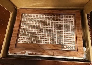Cash Vault Wooden Savings Box 10000$ - Picture 1 of 4