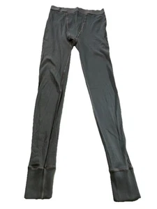 Skims Women’s Size Medium Blue Cotton Ribbed Leggings Casual Lounge - Picture 1 of 8