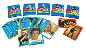 VTG 1979 TOPPS GUM MOONRAKER 007 JAMES BOND 70 TRADING CARDS & 2 STICKERS - Picture 1 of 15