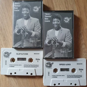 "Henry Thomas" Bass Course 1984 UK ☆2 x Cassettes☆ Slap & Funk and Speed Licks - Picture 1 of 4