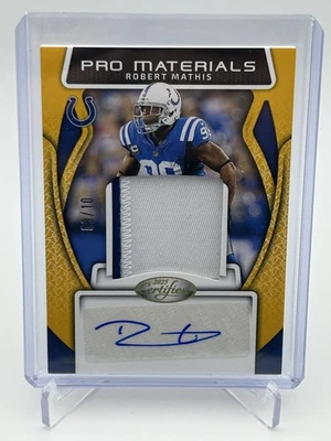 2025 Panini Certified - Pro Materials Robert Mathis Patch Auto 9/10 Colts - Image 1 of 2