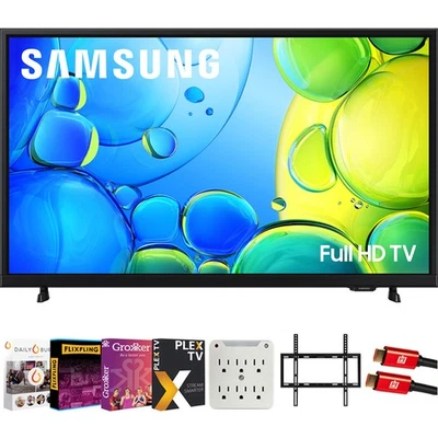 Samsung 32 inch 1080P FHD F6000F 4K Smart TV (2025) with Movies Streaming Pack - Image 1 of 4