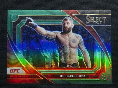 2023 Panini Select UFC Michael Chiesa Green Mezzanine /5 - Image 1 of 2