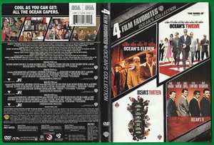 4 Film Favorites: Ocean’s Collection (DVD) Frank Sinatra, George Clooney - Imagen 1 de 6