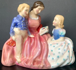 De colección Royal Doulton HN2059 Bedtime Story Edición Temprana Número Escrito a Mano - Imagen 1 de 14