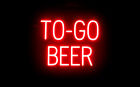 SpellBrite TO-GO BEER Sign | Neon Sign Look, LED Light | 19.8" x 15.0"
