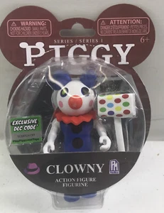 PhatMojo Roblox Piggy Series 1 Clowny Figure With Exclusive DLC Code - Picture 1 of 2