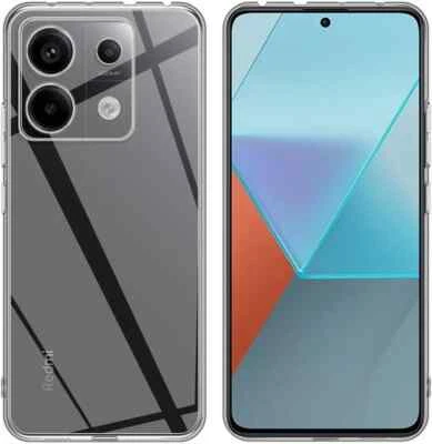 SBOX For Xiaomi Redmi Note 13 Pro 5G Case, Clear Silicone Shockproof Gel Phone Cover