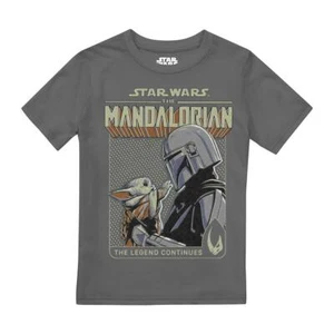 Star Wars Boys T-shirt Grogu Legend Continues Top Tee 7-13 Years Official - Picture 1 of 3