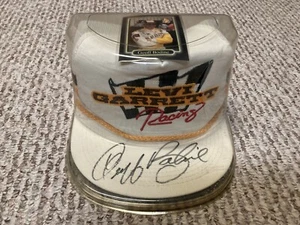 Vintage NASCAR #5 Levi Garrett Racing Geoff. Bodice SIGNED Rare Snapback Hat - Picture 1 of 7