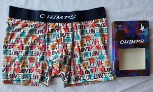 Boxer modèle love marque Chimps taille M neuf étiqueté à 13,90€ (sm) - Picture 1 of 3