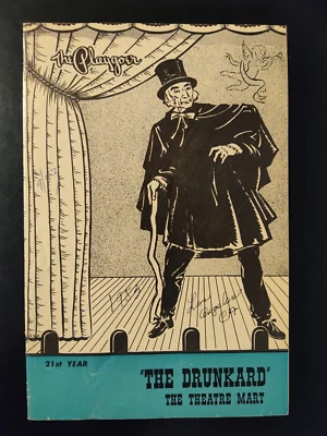 Jan Duggan in The Drunkard 1953 The Theatre Mart Los Angeles Playbill Foto 1 de 3