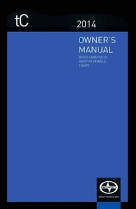 Scion TC 2014 manual del propietario guía del usuario libro de referencia del operador fusibles fluidos - Imagen 1 de 1