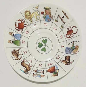 Vintage Royal Kendal Fine China Zodiac Signs Replacement Saucer England - Picture 1 of 2