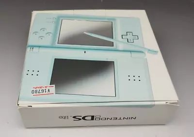 [MInt] Nintendo DS Lite Ice Blue Console Box & Manual Japanese Version NTSC-J - Image 1 of 4