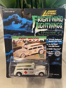 Johnny Lightning Frightning Lightnings White Meat Wagon Ambulance