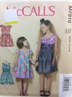 2016 McCalls M7310 Wzór szycia Sukienki dziecięce Dziewczęce Rozmiar 3 4 5 6