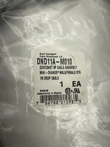 DND11A BRAD HARRISON WOODHEAD DND11A-M010 DEVICENET 5P CABLE MINI-CHANGE 1 METER - Picture 1 of 6