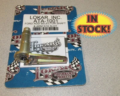 Lokar ATA-1001 - Ford Adjustable Trans Shift Arm & Shaft - 5/16" Slot & Hole - Image 1 of 3