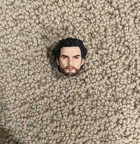 Marvel Hugh Jackman Wolverine Head For Custom Action Figure Toy Hasbro Cover