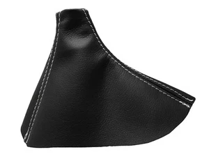 Weiß Faden Echtleder Schaltmanschette Schaltsack Für OPEL ASTRA J 2009-2015 - Picture 1 of 1