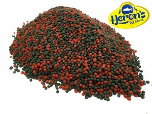 HERONS Cichlid Duo Pellets OMEGA-3 COLOUR ENHANCING PREMIUM MALAWI FISH FOOD - Picture 1 of 2