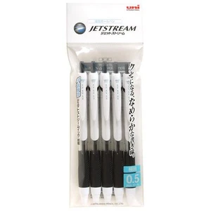 Uni JETSTREAM 0.5mm Black-ink Ballpoint Pen (5-Pack) - Picture 1 of 3