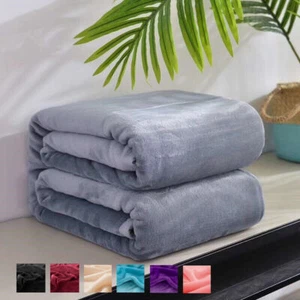 Kuscheldecke Flauschige Wohndecke Flanell Fleecedecke Sofadecke Decke 150/200cm - Bild 1 von 18