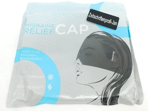 Onlycare Migräne Maske Migräne Mütze Kühlmaske Gelmaske schwarz