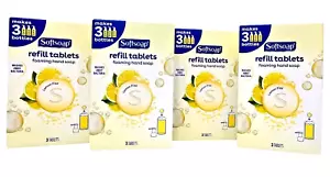 4-LOT ~ SOFTSOAP Foaming Hand Soap LEMON REFILL Tablets 3 Per Box - Picture 1 of 8