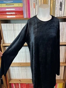 Ninety Percent Damas S 8 10 Vestido Terciopelo Cuadrado Gran Tamaño Suelto Camiseta Grunge - Imagen 1 de 13