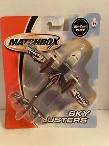 2004 MATCHBOX SKYBUSTERS Purple Rescue Plane Die-cast Brand New In Box! - Picture 1 of 7