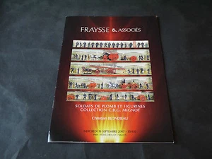 CATALOGUE JOUETS ANCIENS FRAYSSE SOLDATS DE PLOMBS SEPTEMBRE 2007 - Picture 1 of 1