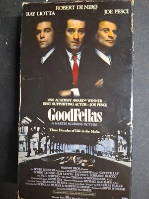 Goodfellas VHS Tape. Ray Liotta, Robert De Niro, Joe Pesci, Foto 1 de 4