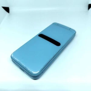 KYOCERA KYF42 GRATINA KEITAI ANDROID FLIP PHONE UNLOCKED Light blue from Japan - Afbeelding 1 van 9