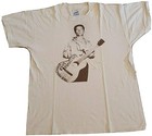 Woody Guthrie T-Shirt THIS MACHINE KILLS FASCISTS Billy Bragg Wilco Mermaid Ave