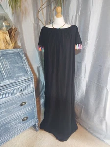 Gorgeous Asos Dress Size 14 Black Classic Beach Bbq Swimming Holidays Summer - Picture 1 of 7