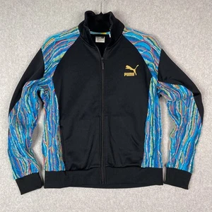 Puma x Coogi Womens M Black 3D Textured Knit Track Jacket - Picture 1 of 9