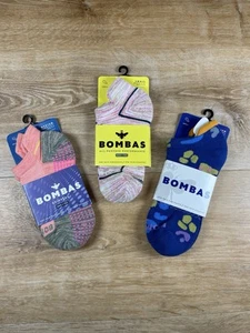 Custom Bundle New 3 Pairs Bombas Ankle Socks - Picture 1 of 1