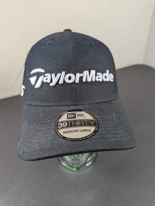 Gorra de golf New Era 39Thirty TaylorMade M3 TP5 negra mediana-grande nueva con etiquetas 2017 - Imagen 1 de 8