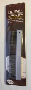 OmniPet Leather Brothers Handle Pro Finish aluminum Comb short haired dog cat - Picture 1 of 1