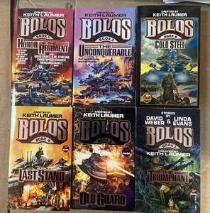 KEITH LAUMER BOLOS BOOK 1-6 HONOR OF REGIMENT UNCONQUERABLE OLD GUARD COLD STEEL - Picture 1 of 1