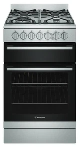 Westinghouse 54cm Dual Fuel Stainless Steel Upright Stove NG/LPG Model WFE512SC - Picture 1 of 8